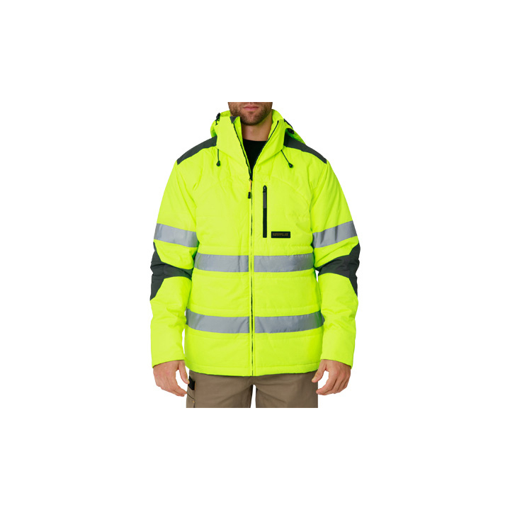 Men's Caterpillar Hi Vis Boreas Taped Jackets Yellow Ireland VXSG03452